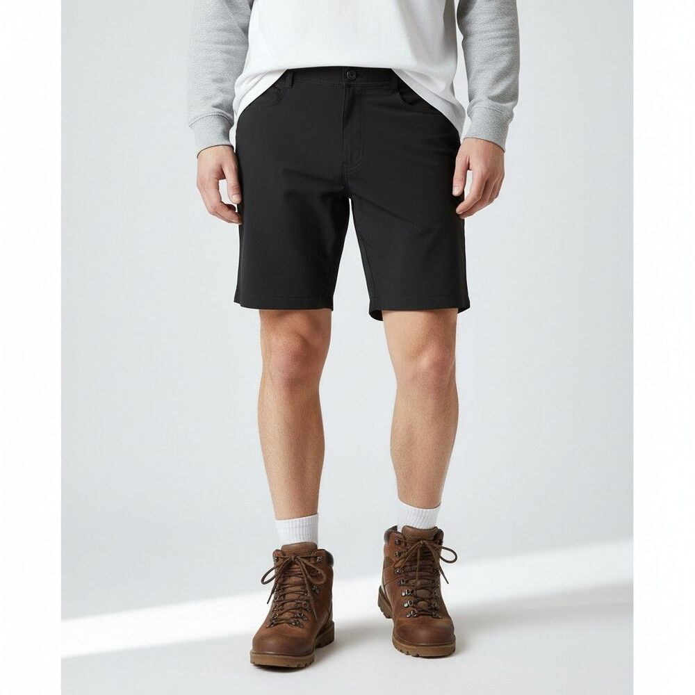 BackCountry Rambler Shorts Men 34 Black Outdoor Hiking Gorpcore